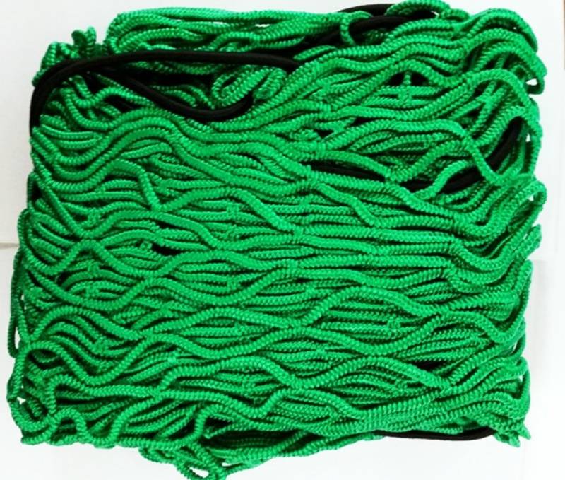 hillfield Anhängernetz grün, 1,25 x 2,10 m, dehnbar auf 200 x 300 cm, Containernetz, Sicherungsnetz, Ladungssicherungsnetz von Hillfield