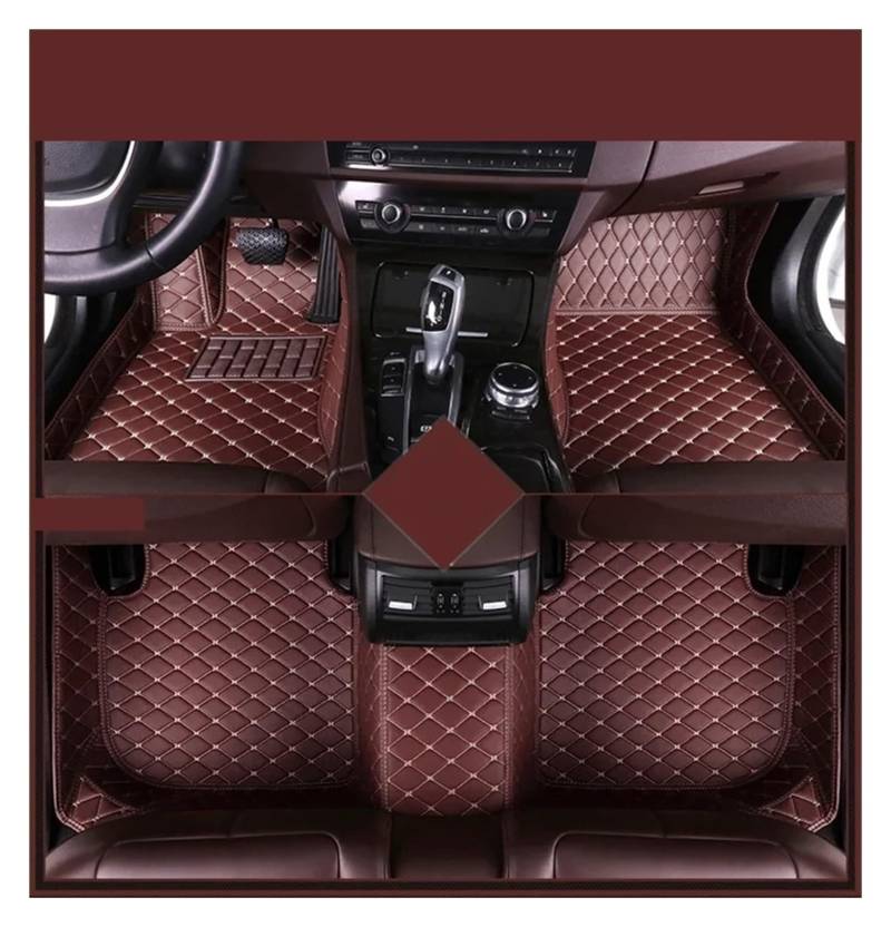 Autofußmatten Für 3er F30 318d 330i 340i 328i 330d 318d 2012~2018 Fuß-TPE-Liner-Teppich-Pad-Abdeckung Teppich-Zubehör Auto-Bodenmatte Fußmatten Autoteppich(3pc Floor mat4,Left Hand Drive) von Himwqfuh