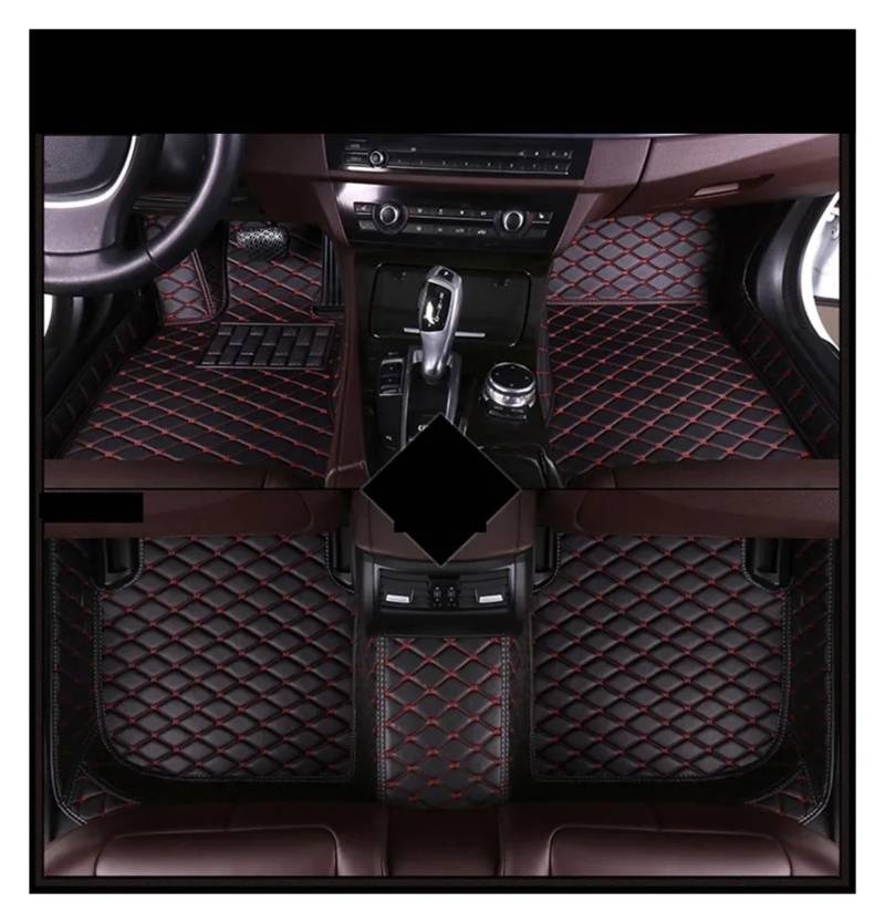 Autofußmatten Für 3er F30 318d 330i 340i 328i 330d 318d 2012~2018 Fuß-TPE-Liner-Teppich-Pad-Abdeckung Teppich-Zubehör Auto-Bodenmatte Fußmatten Autoteppich(3pc Floor mat5,Left Hand Drive) von Himwqfuh
