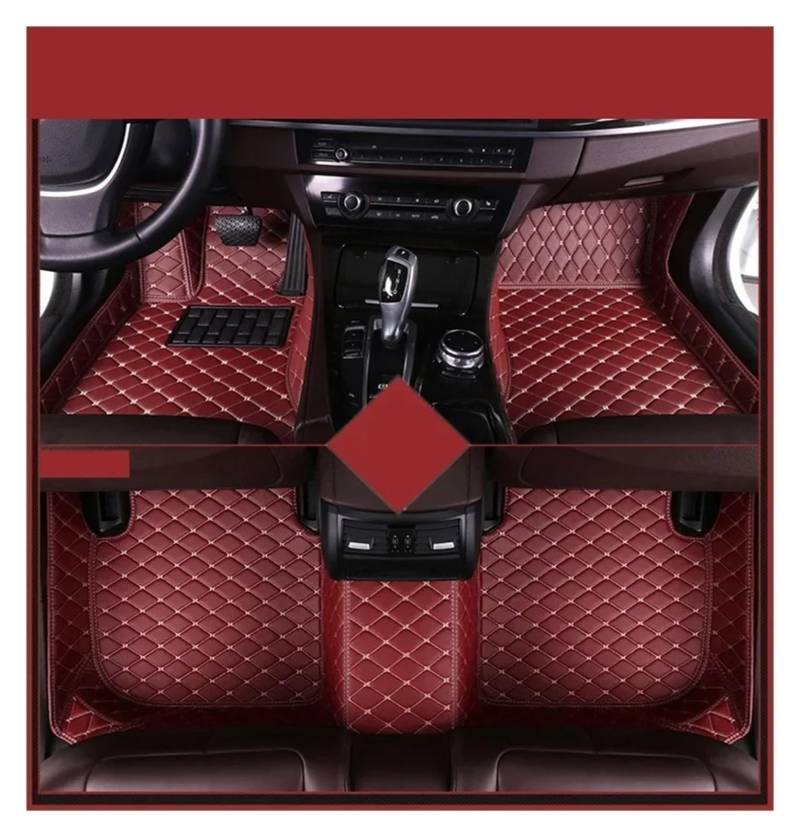 Autofußmatten Für 3er F30 318d 330i 340i 328i 330d 318d 2012~2018 Fuß-TPE-Liner-Teppich-Pad-Abdeckung Teppich-Zubehör Auto-Bodenmatte Fußmatten Autoteppich(3pc Floor mat7,Right Hand Drive) von Himwqfuh