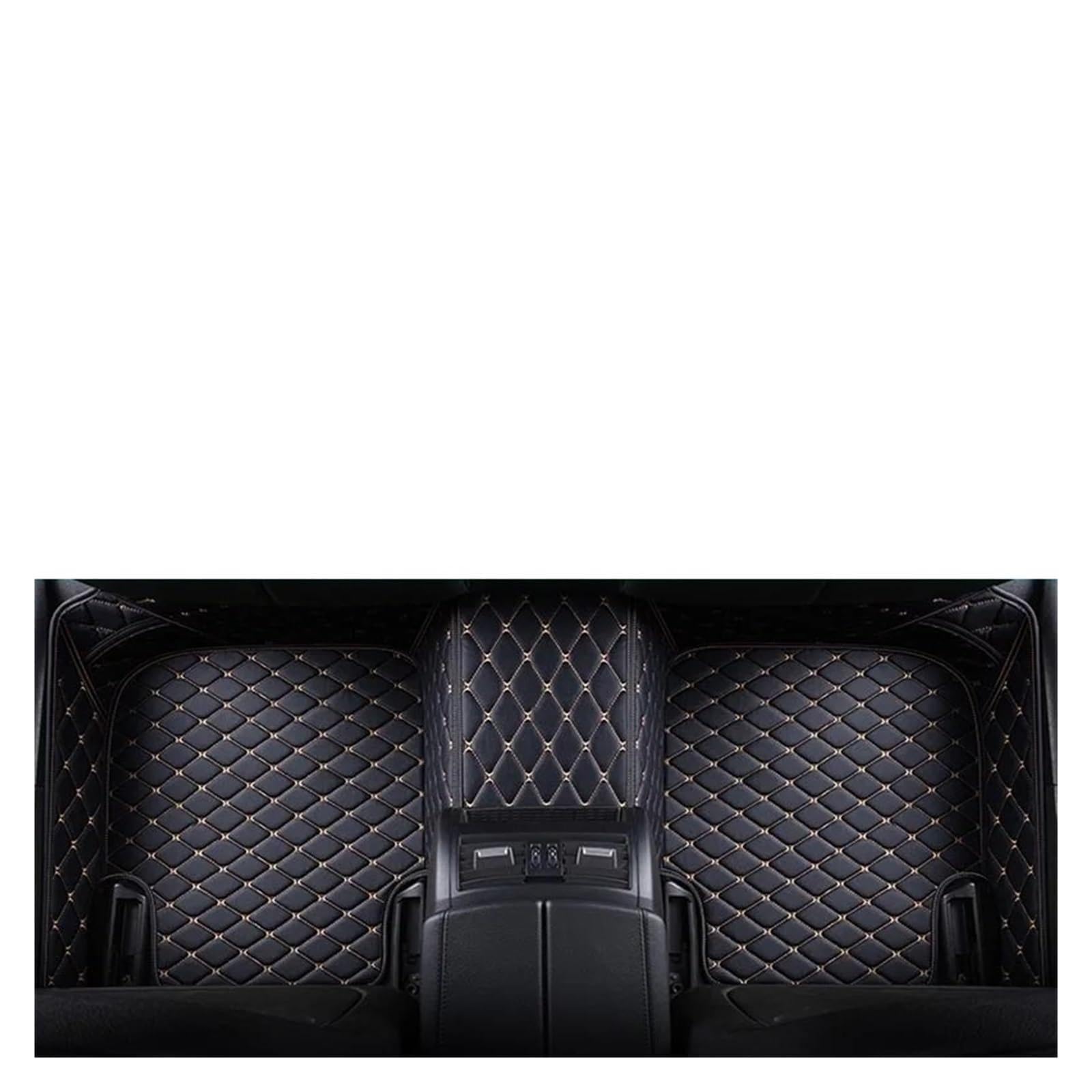Autofußmatten Für Benz Für A-KLASSE W177 2020-2023 A140-A250 Auto Teppiche Fuß Coche Zubehör Auto Fußmatten Fußmatten Autoteppich(Black Beige) von Himwqfuh