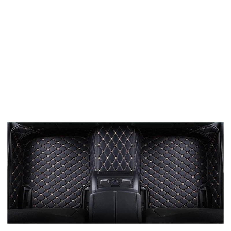 Autofußmatten Für Benz Für A-KLASSE W177 2020-2023 A140-A250 Auto Teppiche Fuß Coche Zubehör Auto Fußmatten Fußmatten Autoteppich(Black Beige) von Himwqfuh