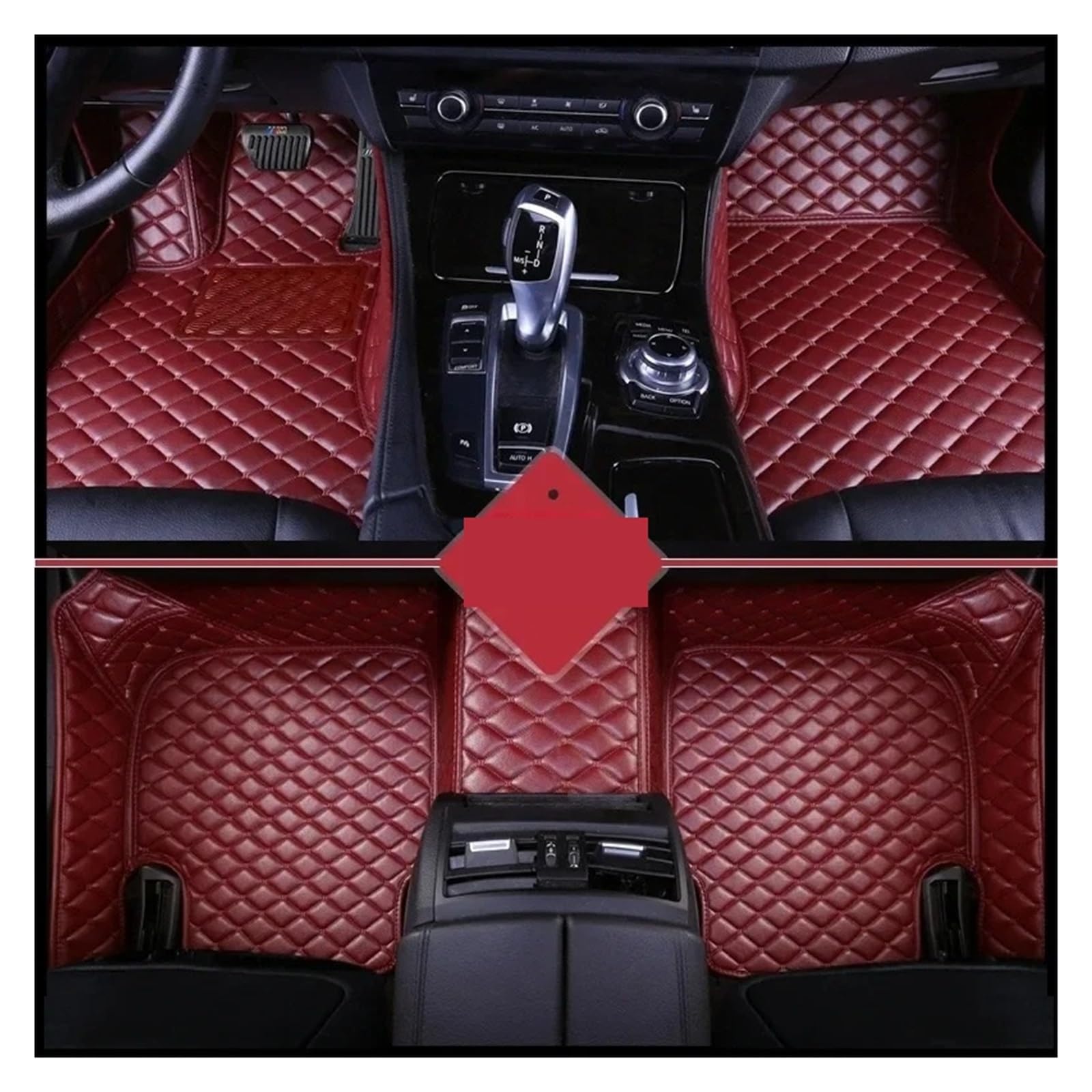 Autofußmatten Für Benz Für E-KLASSE W211 2002-2008 E200-E500 Auto Teppiche Fuß Coche Zubehör Auto Fußmatten Fußmatten Autoteppich(3pc Floor mats1) von Himwqfuh