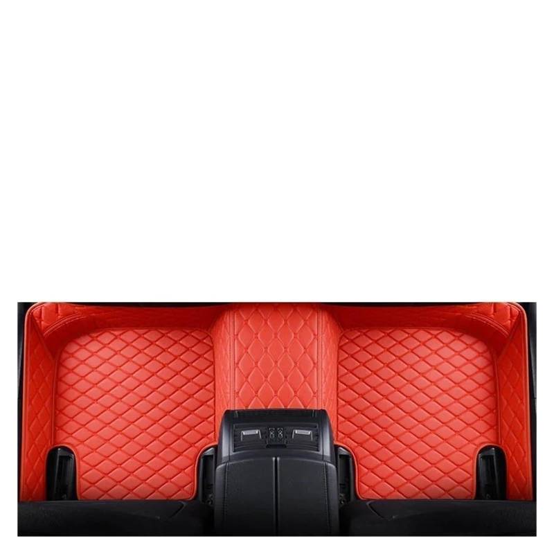 Autofußmatten Für Citroen Für C5 2. 3. 2017-2022 Auto Teppiche Fuß Coche Zubehör Auto Fußmatten Fußmatten Autoteppich(Red) von Himwqfuh
