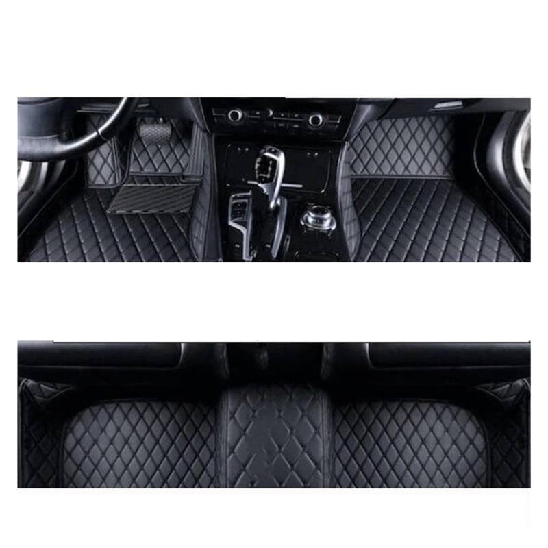 Autofußmatten Für Citroen Für C5 Für Cross Für Tourer Für X7 Für Tourer RD TD 2008~2018 Anti-Schmutz-Pad FußmatteTapetes para Automovil Auto LHD Auto Bodenmatte Fußmatten Autoteppich(All Black) von Himwqfuh