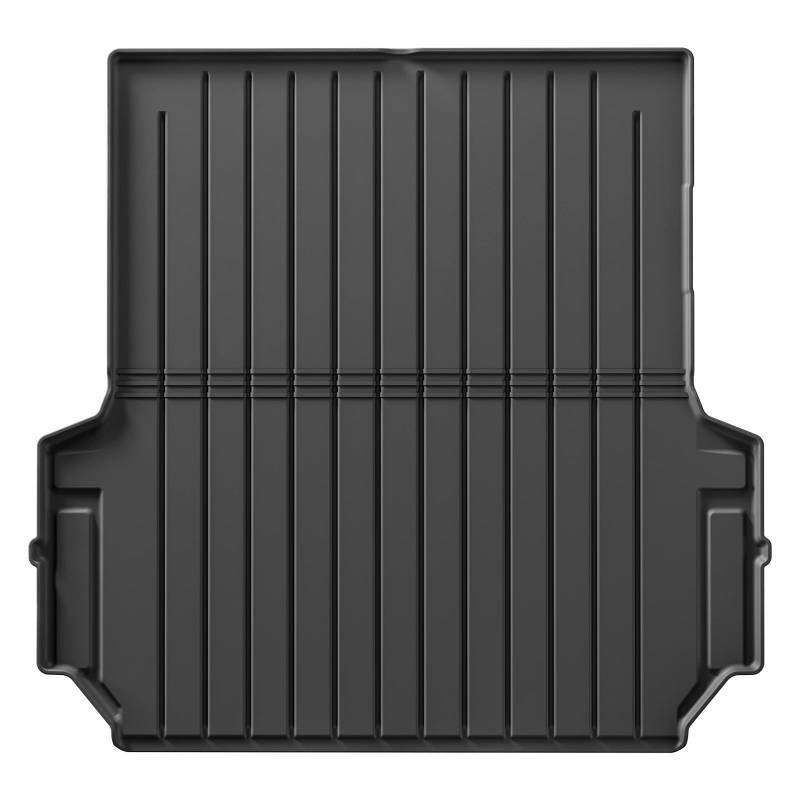 Autofußmatten Für Ford Für Ranger 2024 2025 US-Version Fit 5FT 59.6Bed Auto LKW-Ladeflächenmatten-Liner Kofferraum-Ladeflächen-Liner Schwarz TPE 3D-Fußmatten-Set Fußmatten Autoteppich(Trunk 1P*) von Himwqfuh