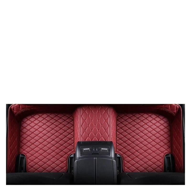 Autofußmatten Für Isuzu Für D-MAX 2023 Für DMAX Auto Teppiche Fuß Coche Zubehör Auto Fußmatten Fußmatten Autoteppich(Wine red) von Himwqfuh