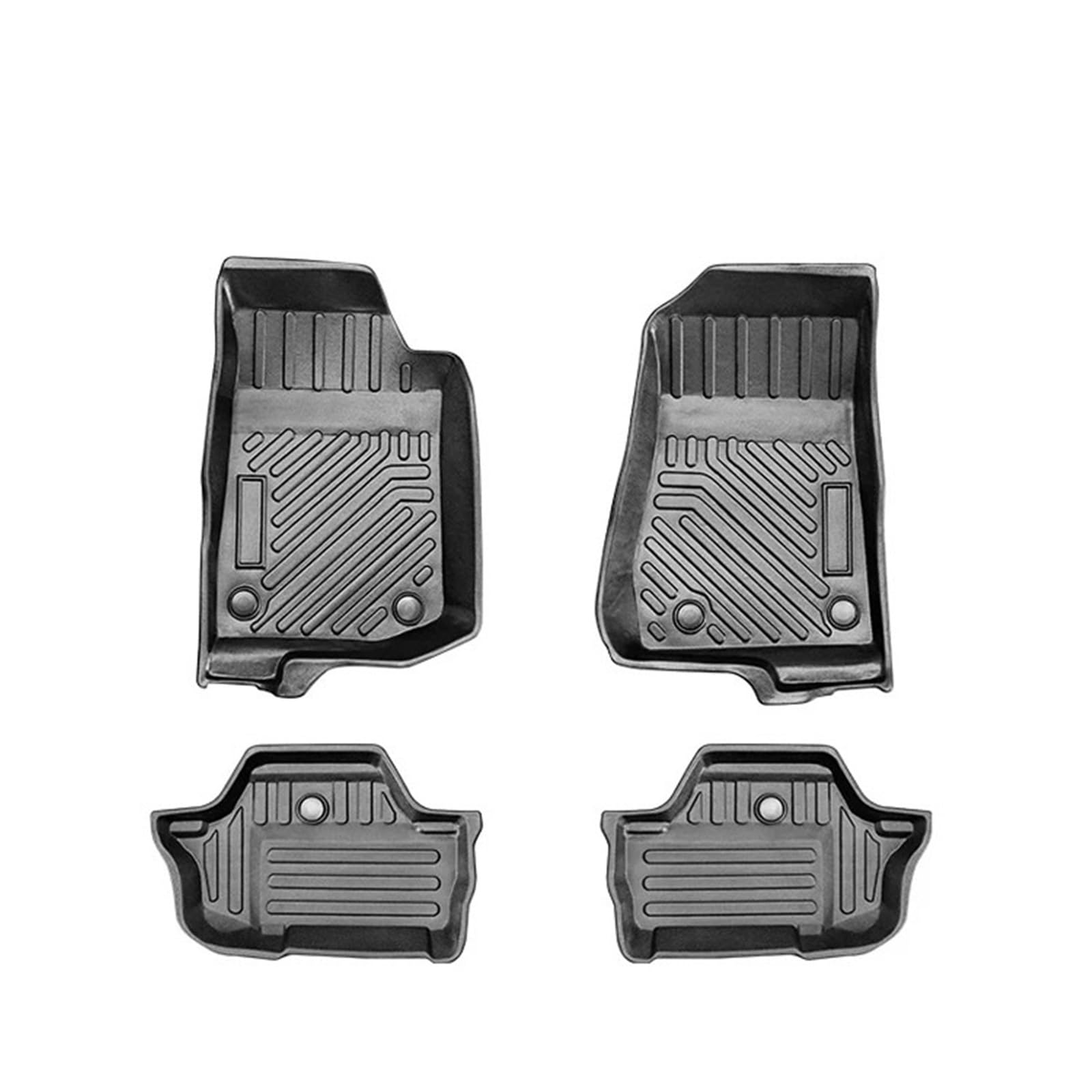 Autofußmatten Für Jeep Für Wrangler JK JL 2007-2017 2018-2021 Auto-Fußpolster-Bodenmatten-Teppich 2-türig 4-türig Sahara Rubicon 3D TPE LHD Auto-Bodenmatte Fußmatten Autoteppich(J*L 2Door) von Himwqfuh