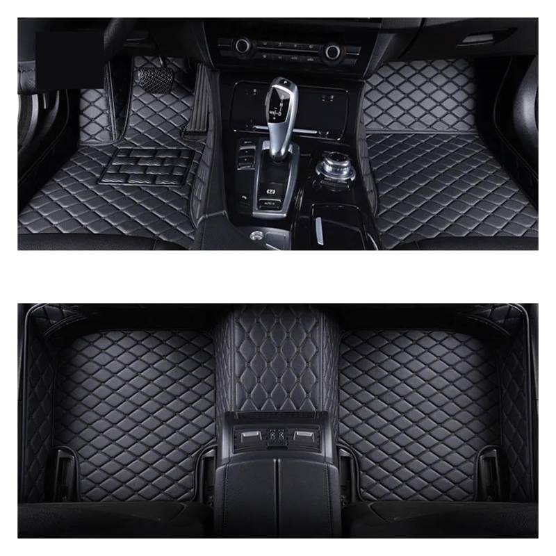 Autofußmatten Für Lexus NX NX200t NX250 NX300 NX300h NX350 NX350h NX450h 2014-2021 Auto Teppiche Fuß Coche Zubehör Auto Fußmatten Fußmatten Autoteppich(All Black) von Himwqfuh