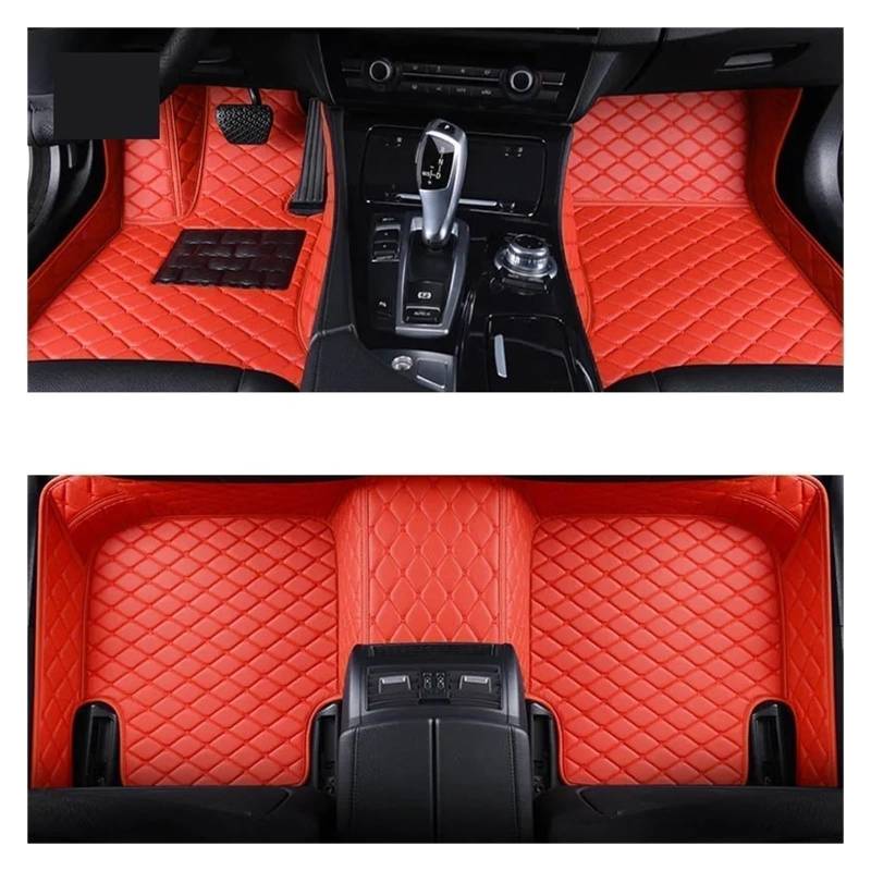 Autofußmatten Für MG RX8 Für IMAX8 I5 I6 Auto Teppiche Fuß Coche Zubehör Auto Fußmatten Fußmatten Autoteppich(Red) von Himwqfuh