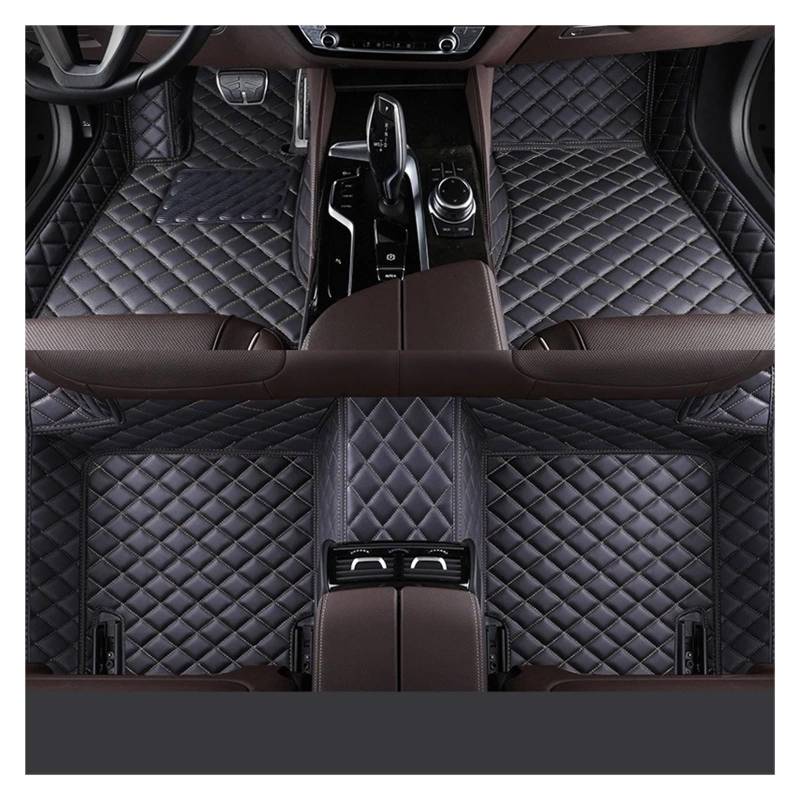 Autofußmatten Für MINI Alle Modelle Für ONE R52 Für Cooper R56 Für Paceman Für Clubman Für Countryman Innenausstattung Auto-Fußmatten Fußmatten Autoteppich(Black beige) von Himwqfuh