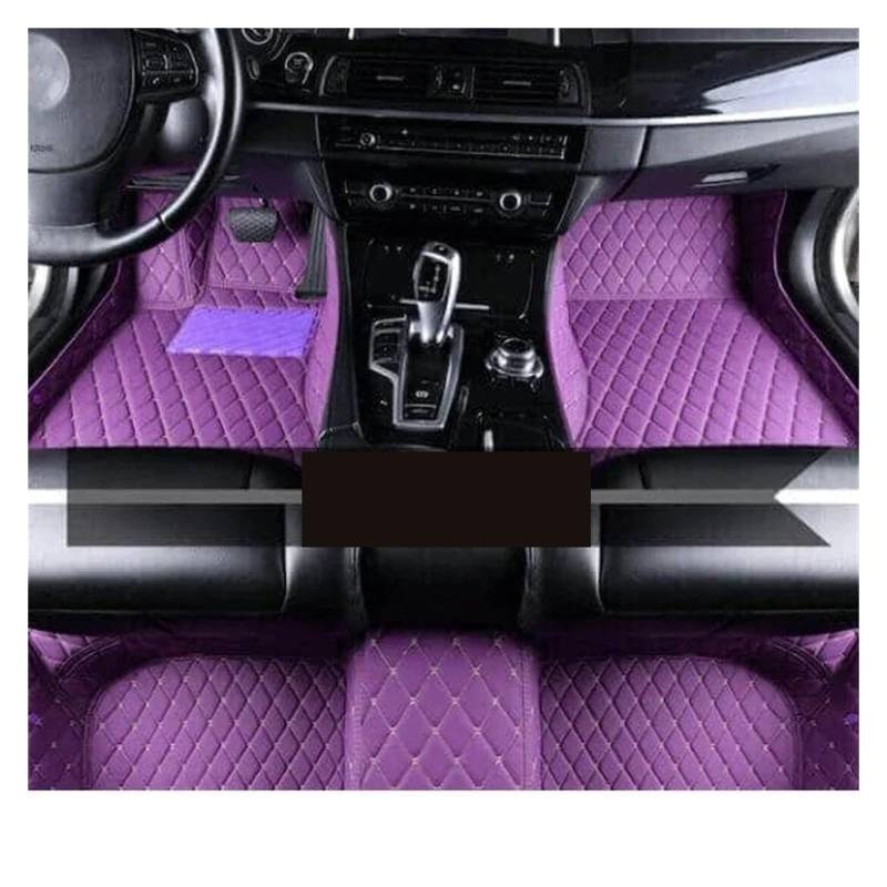 Autofußmatten Für Mazda CX30 Für CX-30 Auto Teppiche Fuß Coche Zubehör Auto Fußmatten Fußmatten Autoteppich(Purple) von Himwqfuh