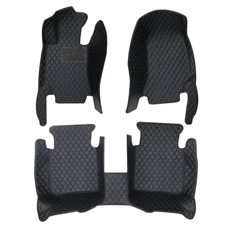 Autofußmatten Für Opel Für Zafira B A05 2005~2014 5-Sitzer-Auto-Bodenmatte Accesorios para Auto Tapis De Sol Auto-Fußmatten Boden Auto-Auto-Fußmatten Fußmatten Autoteppich(3PC Set-Black Blue,Right h von Himwqfuh