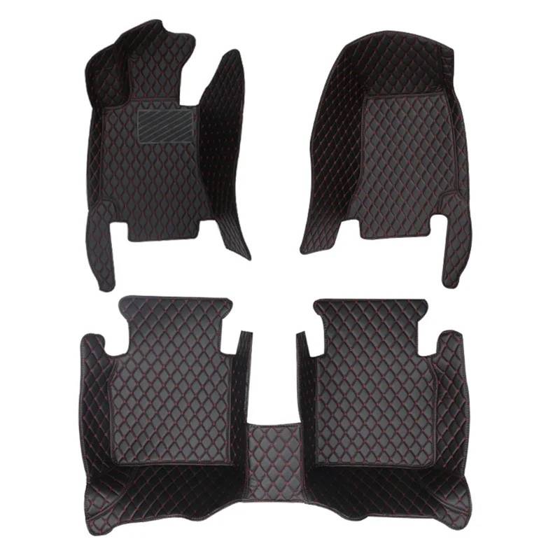 Autofußmatten Für Opel Für Zafira B A05 2005~2014 5-Sitzer-Auto-Bodenmatte Accesorios para Auto Tapis De Sol Auto-Fußmatten Boden Auto-Auto-Fußmatten Fußmatten Autoteppich(3PC Set-Black Red,Right ha von Himwqfuh