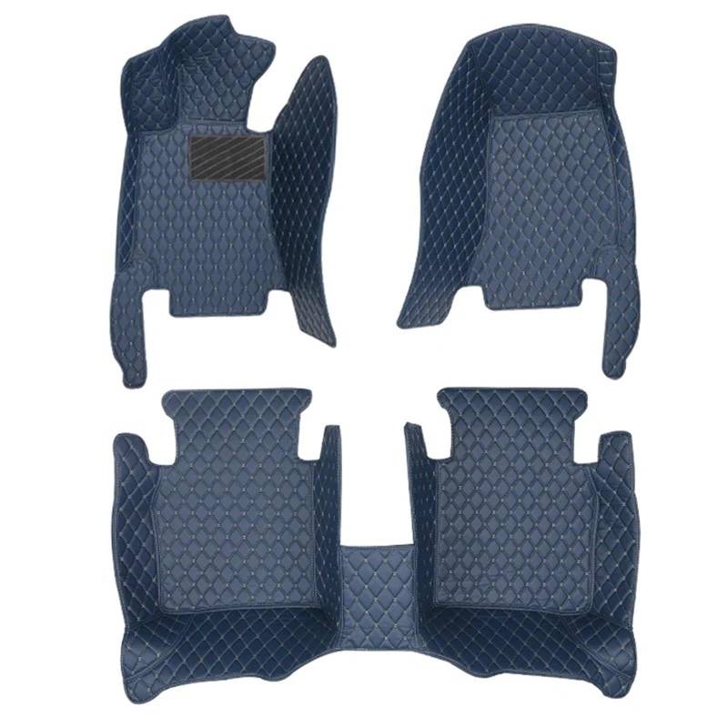 Autofußmatten Für Opel Für Zafira B A05 2005~2014 5-Sitzer-Auto-Bodenmatte Accesorios para Auto Tapis De Sol Auto-Fußmatten Boden Auto-Auto-Fußmatten Fußmatten Autoteppich(3PC Set-Blue,Right Hand dr von Himwqfuh