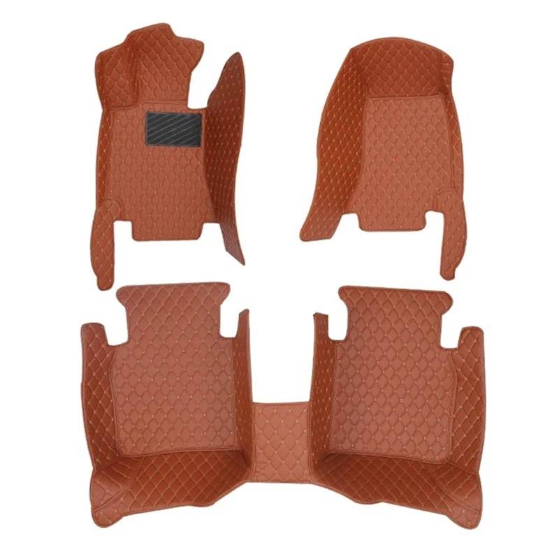 Autofußmatten Für Opel Für Zafira B A05 2005~2014 5-Sitzer-Auto-Bodenmatte Accesorios para Auto Tapis De Sol Auto-Fußmatten Boden Auto-Auto-Fußmatten Fußmatten Autoteppich(3PC Set-Brown,Left Hand dr von Himwqfuh