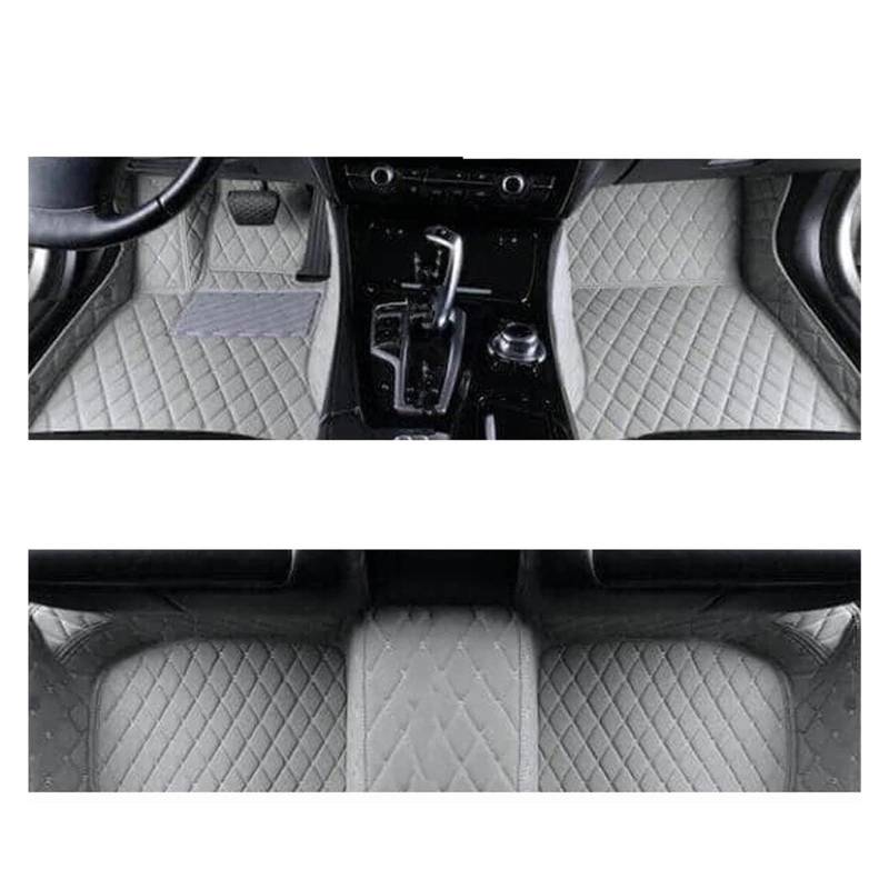 Autofußmatten Für Peugeot 208 P21 2019~2022 Anti-Schmutz-Pad Auto Teppich Accesorios para Auto Ledermatte Autozubehör Inte LHD Auto-Fußmatten Fußmatten Autoteppich(Gray) von Himwqfuh