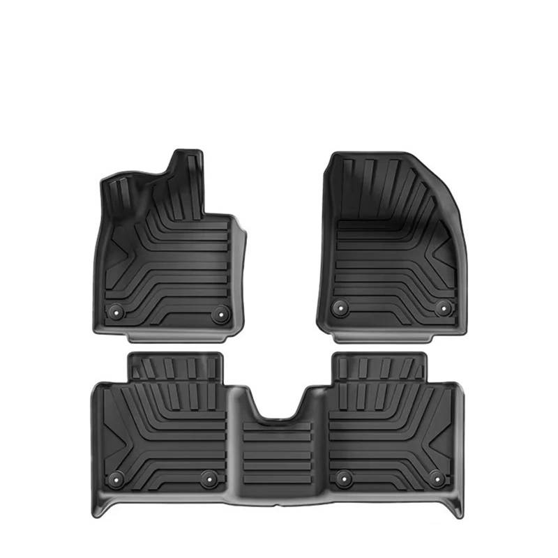 Autofußmatten Für Polestar 4 2023 2024 2025 Cargo Liner Mat Wasserdicht rutschfeste Fußpolster LHD TPE Autoteppiche Innen Auto Fußmatten Fußmatten Autoteppich(3pcs Floor mats) von Himwqfuh