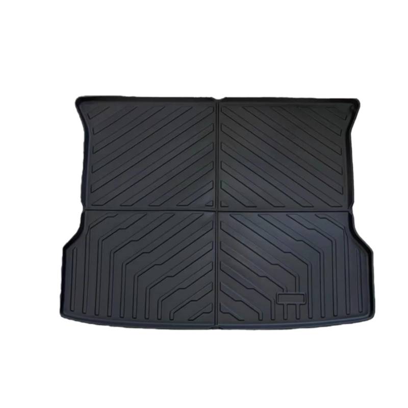 Autofußmatten Für Xpeng G6 Auto-Fußmatten Und Kofferraumwanne TPE 3D Für Xiaopeng Fußmatte Wasserdicht Geruchlos Tablett-Set Schwarz Fußmatten Autoteppich(1PC Trunk Mat) von Himwqfuh