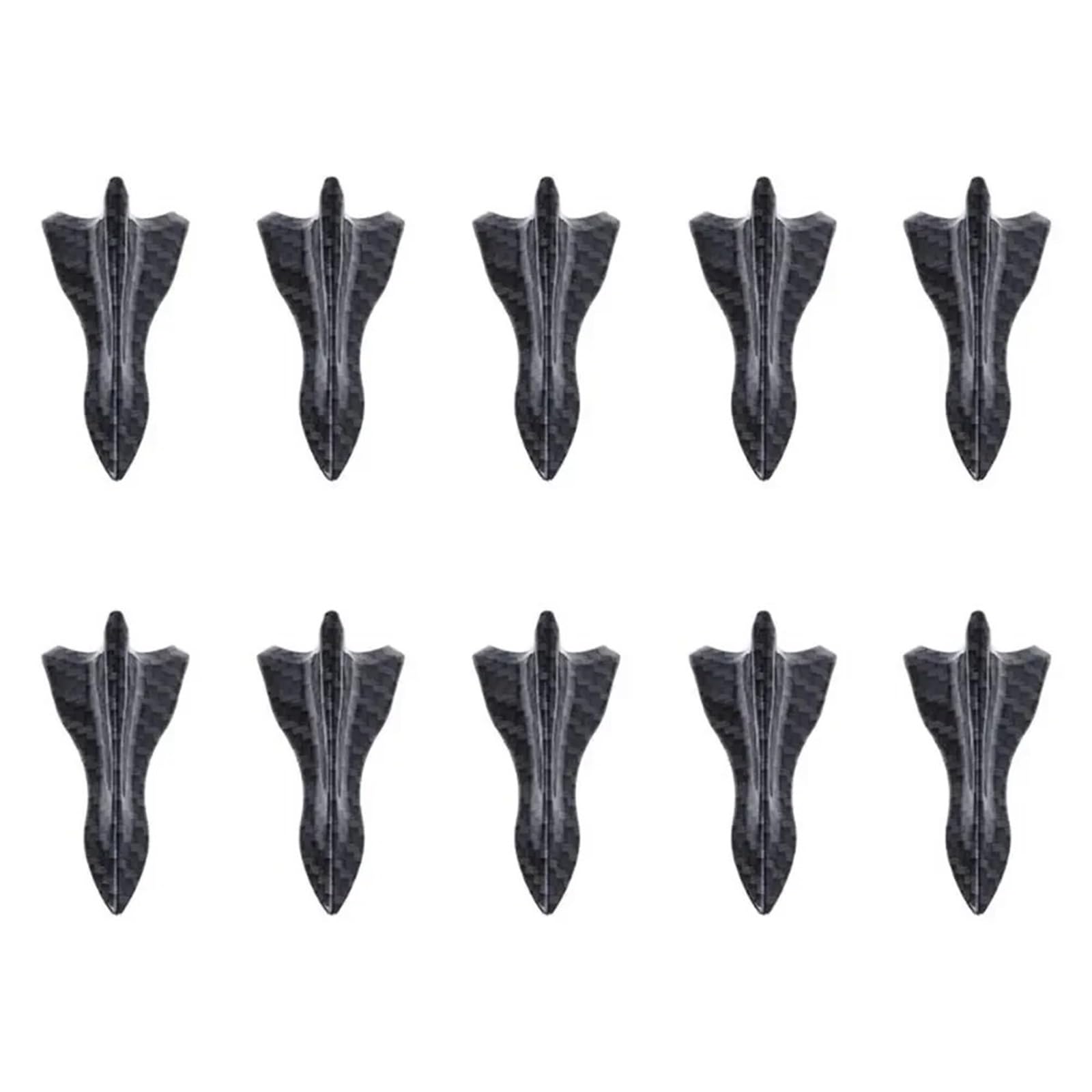 Heckspoiler 10 Stück Universal PU Heckspoilerflügelsatz Für Haifischflossen Autodachspoiler Stoßstangenspoiler Haifischflossen-Diffusor Vortex-Generator Heckspoiler Lippe(10pcs Carbon Pattern) von Himwqfuh