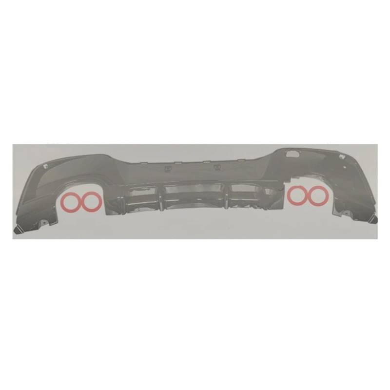 Heckspoiler Für 1er F20 F21 Für Sport 118i 120i 125i M135i M140i 2011-2014 Mit Leichtem Heckstoßstangen-Diffusor Lip Dual Splitter Spoiler Heckspoiler Lippe(4 Out Carbon) von Himwqfuh