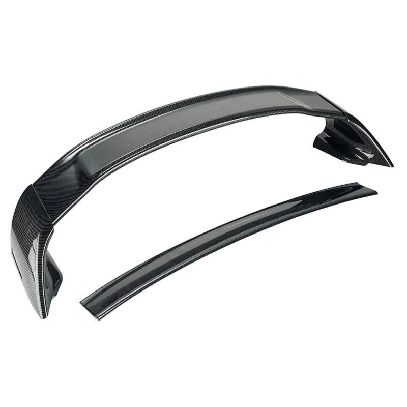 Heckspoiler Für Civic 4DR 2006-2011 Limousine Glänzend Schwarz Lackiert Für Mugen-Stil Kofferraumspoiler Schwarze Heckklappenlippe ABS-Styling-Zubehör Heckspoiler Lippe(Carbon Fiber Pattern) von Himwqfuh