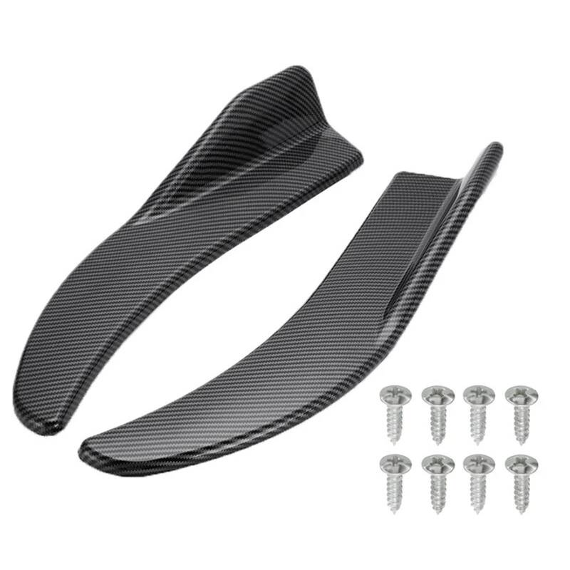 Heckspoiler Universal Auto Vorne Hinten Stoßstange Streifen Lip Spoiler Diffusor Splitter Scratch Protector Carbon Fiber Winglets Seite Rock Erweiterung Heckspoiler Lippe(Carbon Fiber 1) von Himwqfuh