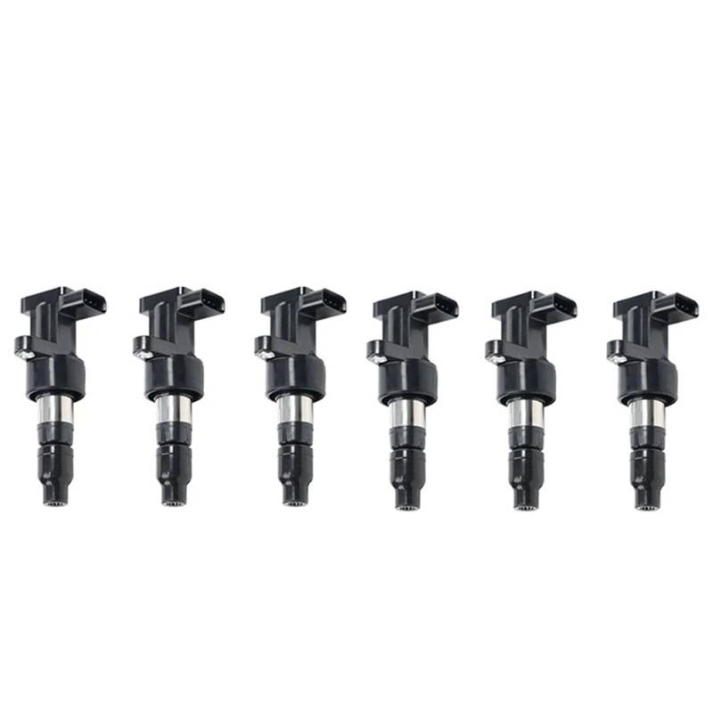 Zündspule Für Jaguar Für X-Typ Für S-Typ 2,5 L 3,0 L 2002-2008 6Pcs Zündspulen UF435 C2S42673 C2S11480 Zündspule Auto von Himwqfuh