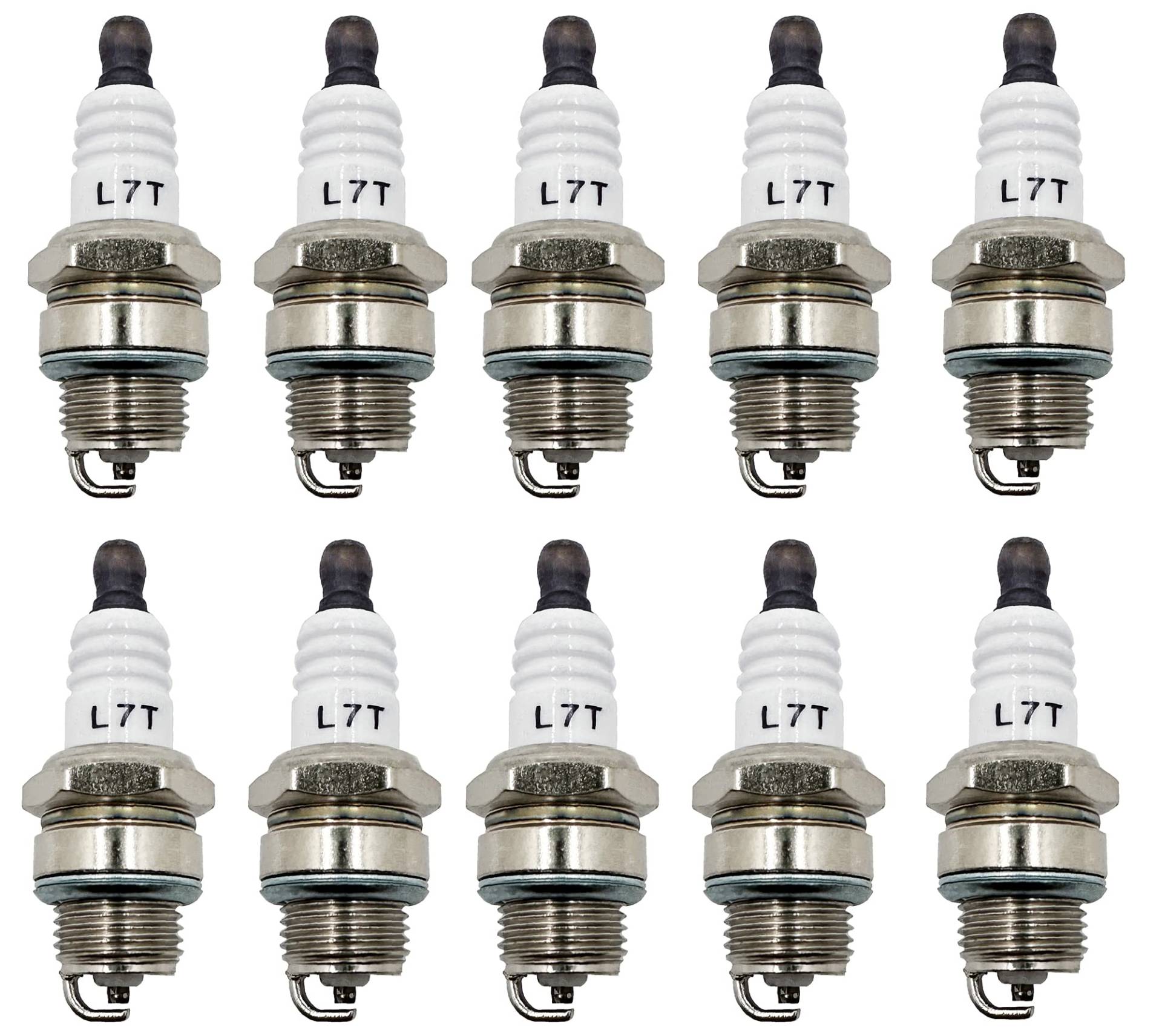 Hippotech 10 Stück L7T Zündkerze für 2-Takt 33cc 43cc 47cc 49cc Pocket Bike Mini Chopper für Partner 350 351 Sägen Kettensäge Trimmer ersetzt BPM7A BM6A RCJ6Y RCJ7Y Zündkerze Hippotech 10 Stück L7T Zündkerze für 2-Takt 33cc 43cc 47cc 49cc Pocket Bike Mini Chopper für Partner 350 351 Sägen Kettensäge Trimmer ersetzt BPM7A BM6A RCJ6Y RCJ7Y Zündkerze von Hippotech