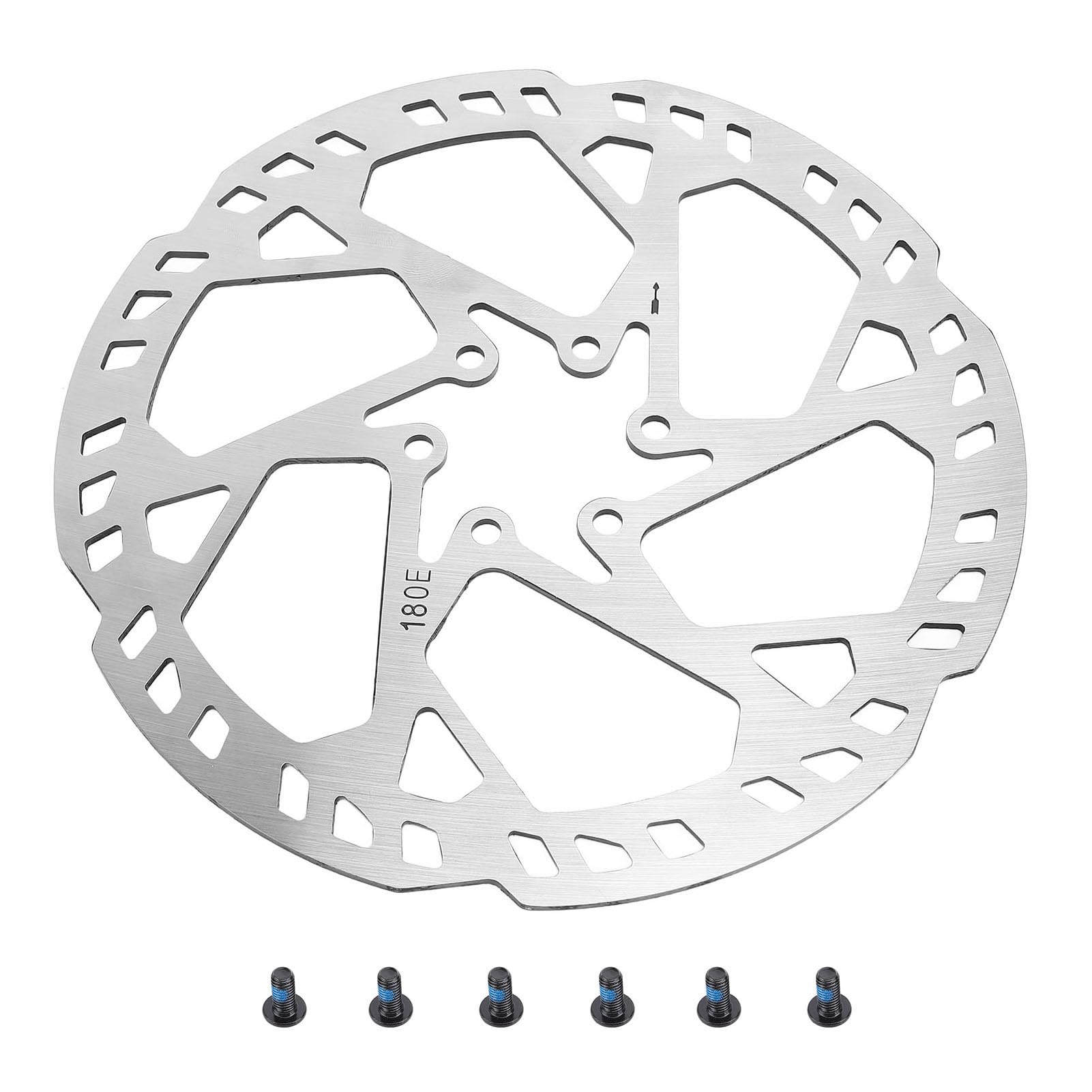 180 Mm SUS410 Edelstahl-Scheibenscheibenbremsbremsrotor, 2,3 Mm Dickes 6-Loch-Design, CNC-Präzisionsbearbeitung, Verstärkte Wärmeableitung, Kompatibel mit Elektrofahrrädern 180 Mm SUS410 Edelstahl-Scheibenscheibenbremsbremsrotor, 2,3 Mm Dickes 6-Loch-Design, CNC-Präzisionsbearbeitung, Verstärkte Wärmeableitung, Kompatibel mit Elektrofahrrädern von Hiraith