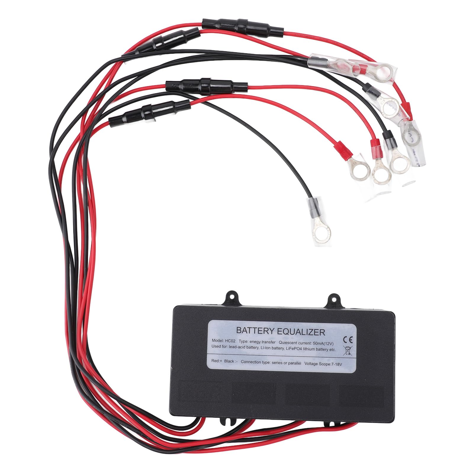 48 V Battery Equalizer für 4x12V -Batterien - LED -Anzeigespannungsbalancer mit Rückwärtspolaritätsschutz - Verlängert die Akkulaufzeit für Autos, Boote, Solarsysteme und 48 V Battery Equalizer für 4x12V -Batterien - LED -Anzeigespannungsbalancer mit Rückwärtspolaritätsschutz - Verlängert die Akkulaufzeit für Autos, Boote, Solarsysteme und von Hiraith