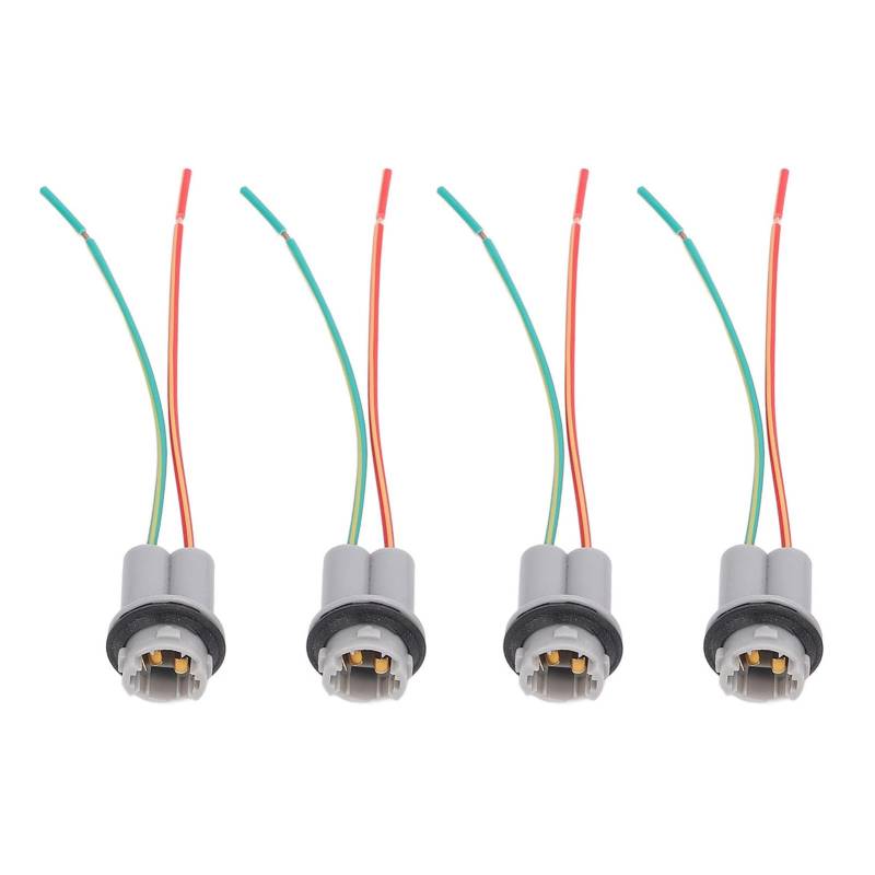 Hiraith 4PCS -Glühbirnen -Sockelanschluss Hochfestes Wasserdicht, Widerstand Adapter für Keilbasislampen, Passt Cars Bikes Trucks Anhänger Boote Boote von Hiraith