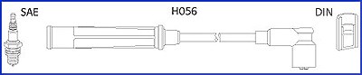 Hitachi Zündkabelsatz [Hersteller-Nr. 134534] für Fiat, Lancia von Hitachi