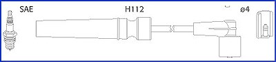 Hitachi Zündleitungssatz [Hersteller-Nr. 134236] für Chevrolet, Gm Korea von Hitachi