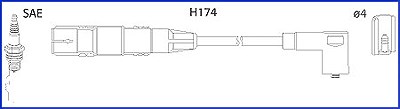 Hitachi Zündleitungssatz [Hersteller-Nr. 134787] für Ford, VW von Hitachi