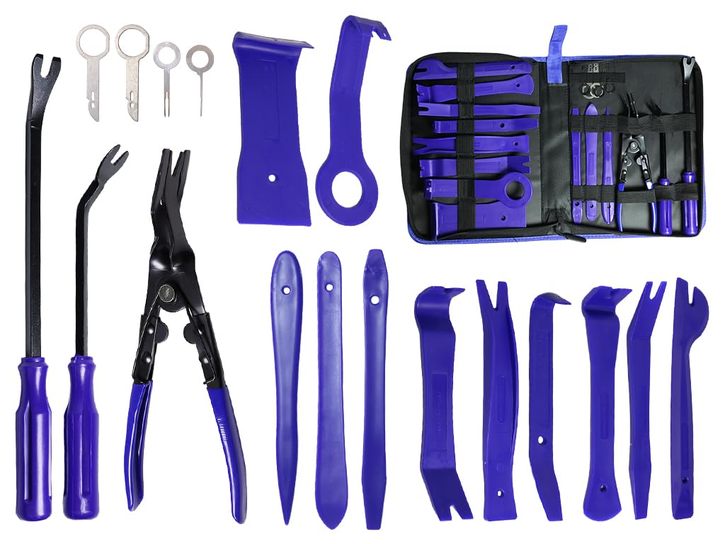 Hitopin 19Pcs Auto Demontage Werkzeug Set, Demontage Werkzeug Auto, Hebelwerkzeug Auto Kunststoff, Zierleistenkeile Innenverkleidung Werkzeug, für Armaturenbrett, Montage und Entferner Hitopin 19Pcs Auto Demontage Werkzeug Set, Demontage Werkzeug Auto, Hebelwerkzeug Auto Kunststoff, Zierleistenkeile Innenverkleidung Werkzeug, für Armaturenbrett, Montage und Entferner von Hitopin