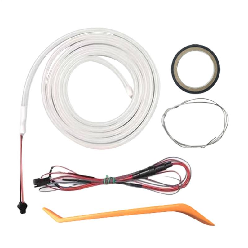 Automatischer Sensor Heckkasten Lichtleiste Kofferraum LED Licht Wasserdicht LED Streifen Kleberücken Einstellbar Alle paar Zoll 200cm/78.74'' Für Fahrzeuge von Hjatirace