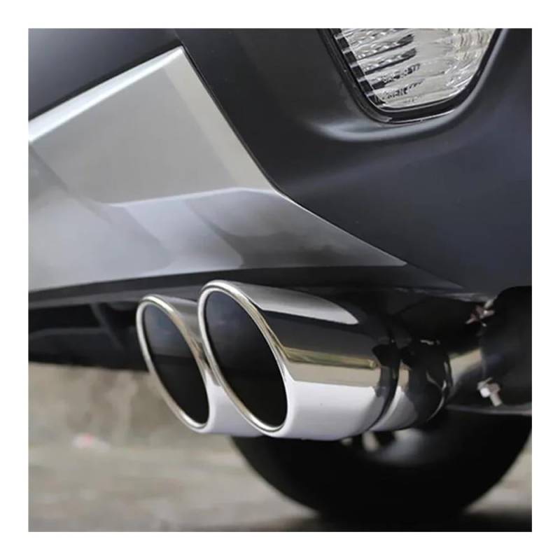 Endrohrblenden Blende Abdeckung Dekor Auspuff Schalldämpfer Hinten Endrohr Endrohr End Trim Für Outlander 3 2013-2018 von Hjiaodq