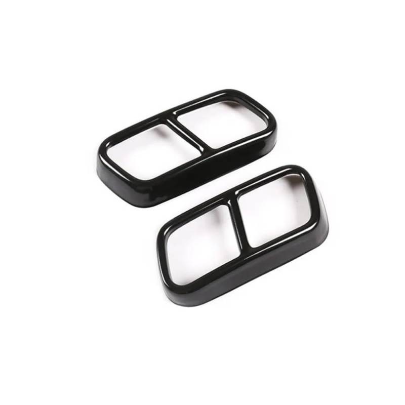 Endrohrblenden Blende Auto Auspuff Endrohre Rahmen Trim Abdeckung Aufkleber Auto Geändert Zubehör Für 7 Serie Für F01 Für F02 2009-2014(Type b) von Hjiaodq
