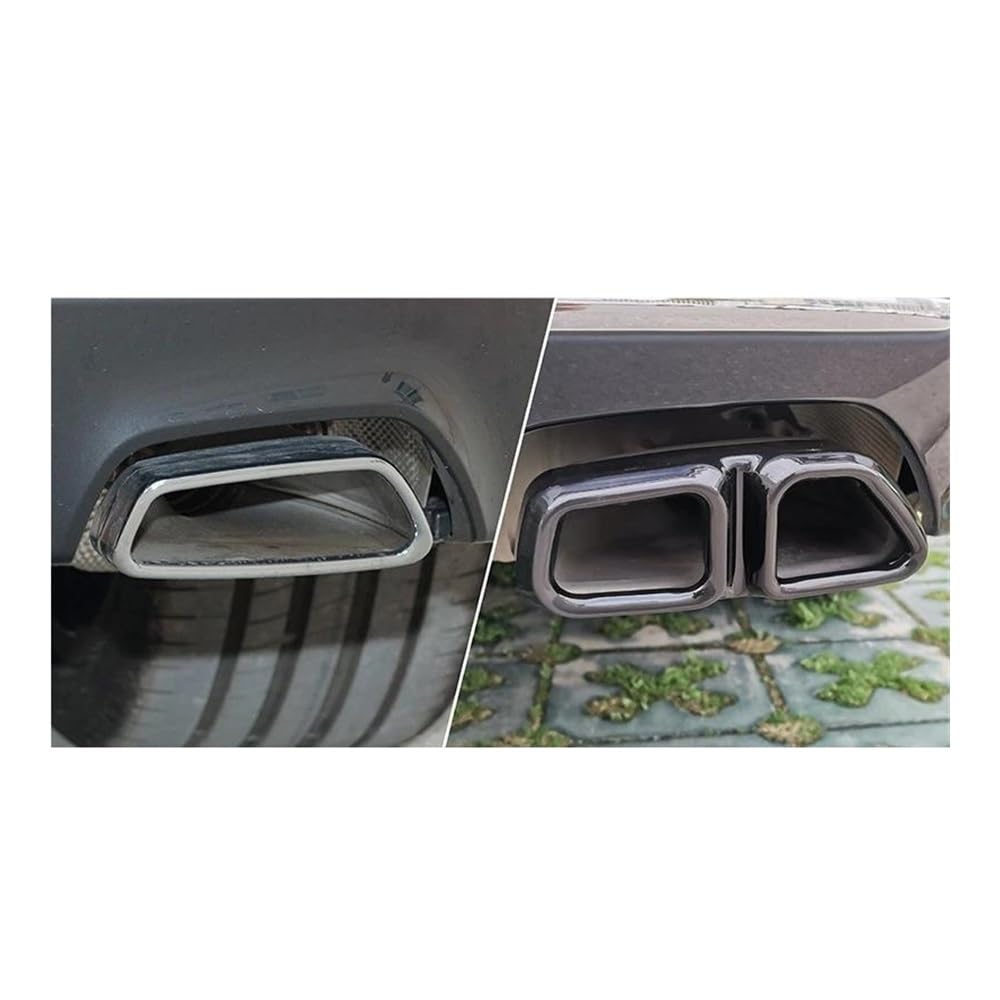 Endrohrblenden Blende Auto Schwanz Auspuff Abdeckung Trim Außen Zubehör Für 5 Serie Für G30 Für G38 2018-2022 Endrohrblenden Blende Auto Schwanz Auspuff Abdeckung Trim Außen Zubehör Für 5 Serie Für G30 Für G38 2018-2022 von Hjiaodq