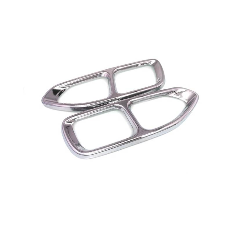 Endrohrblenden Blende Für 7 Serie 2016-2018 Auto Schalldämpfer Auspuffrohr Outlet Trim Abdeckung Schwanz Dekorative Rahmen Auto Aufkleber(Type a 2PCS) von Hjiaodq