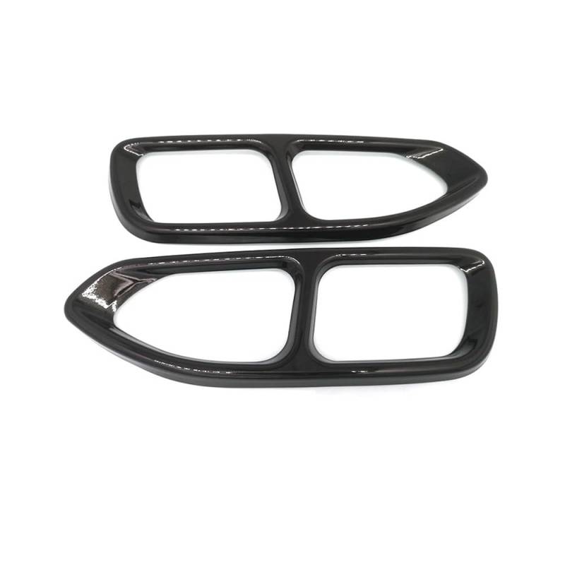 Endrohrblenden Blende Für 7 Serie 2016-2018 Auto Schalldämpfer Auspuffrohr Outlet Trim Abdeckung Schwanz Dekorative Rahmen Auto Aufkleber(Type b 2PCS) von Hjiaodq