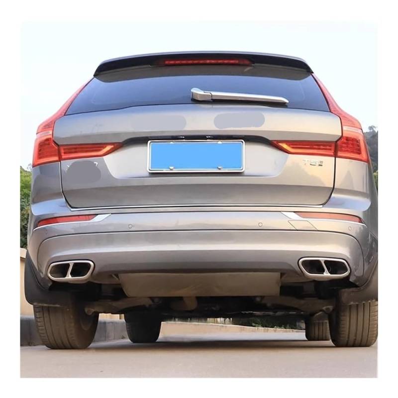 Endrohrblenden Blende Für V60 2020 Bis 2022 Zubehör Auto Hinten Auspuff Vent Endrohre Schalldämpfer Abdeckung von Hjiaodq