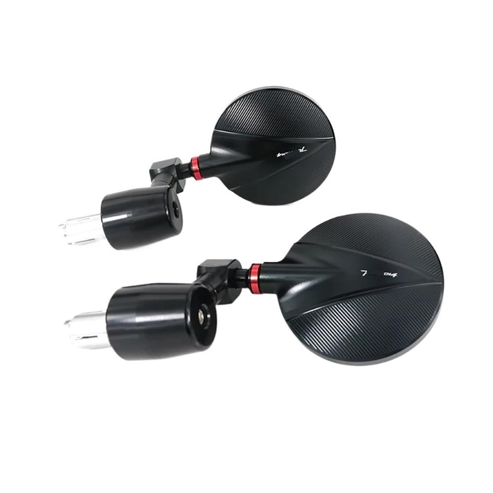 Für A&prilia Für Tuono V4 APRC Für Tuono V4 1100 Für Caponord 1200 2015-2018 Motorrad CNC Rearview Außenspiegel Endspiegel(Type V4 red) von Hjiaodq