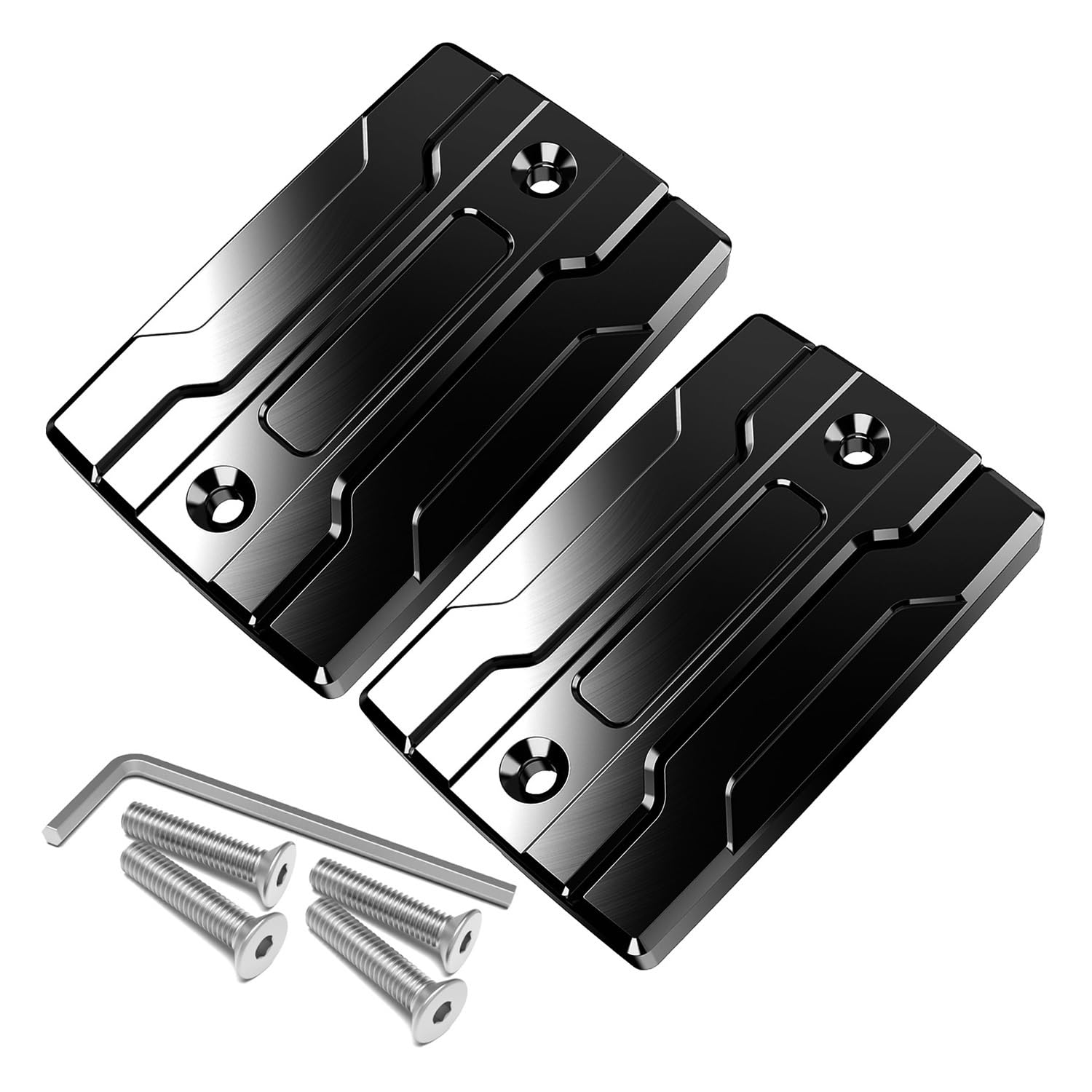 Hinten Schutzabdeckung Für FJR1300 Für FJR 1300 Für XJR1300 Für XJR 1300 Motorrad CNC-Vorderrad Brem Sflüssig Keitsbe Hälter Deckel Tankdeckel Motoröl-Einfüll Becher Deckel(Black1) von Hjiaodq