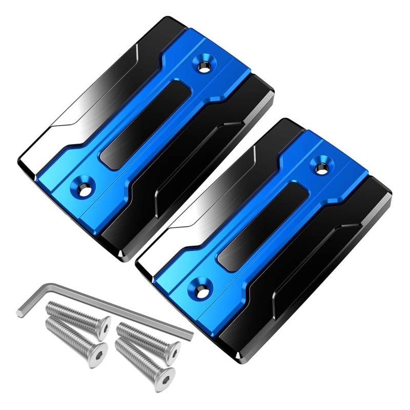 Hinten Schutzabdeckung Für FJR1300 Für FJR 1300 Für XJR1300 Für XJR 1300 Motorrad CNC-Vorderrad Brem Sflüssig Keitsbe Hälter Deckel Tankdeckel Motoröl-Einfüll Becher Deckel(Blue1) von Hjiaodq