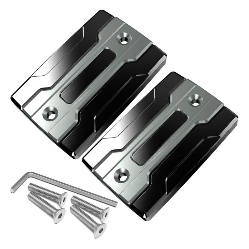 Hinten Schutzabdeckung Für FJR1300 Für FJR 1300 Für XJR1300 Für XJR 1300 Motorrad CNC-Vorderrad Brem Sflüssig Keitsbe Hälter Deckel Tankdeckel Motoröl-Einfüll Becher Deckel(Grey1) von Hjiaodq