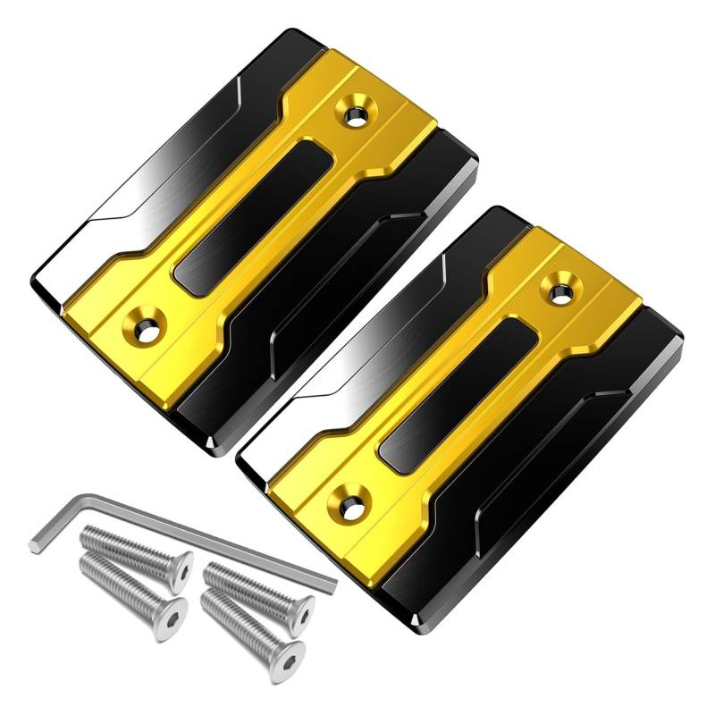 Hinten Schutzabdeckung Für FJR1300 Für FJR 1300 Für XJR1300 Für XJR 1300 Motorrad CNC-Vorderrad Brem Sflüssig Keitsbe Hälter Deckel Tankdeckel Motoröl-Einfüll Becher Deckel(YELLOW1) von Hjiaodq