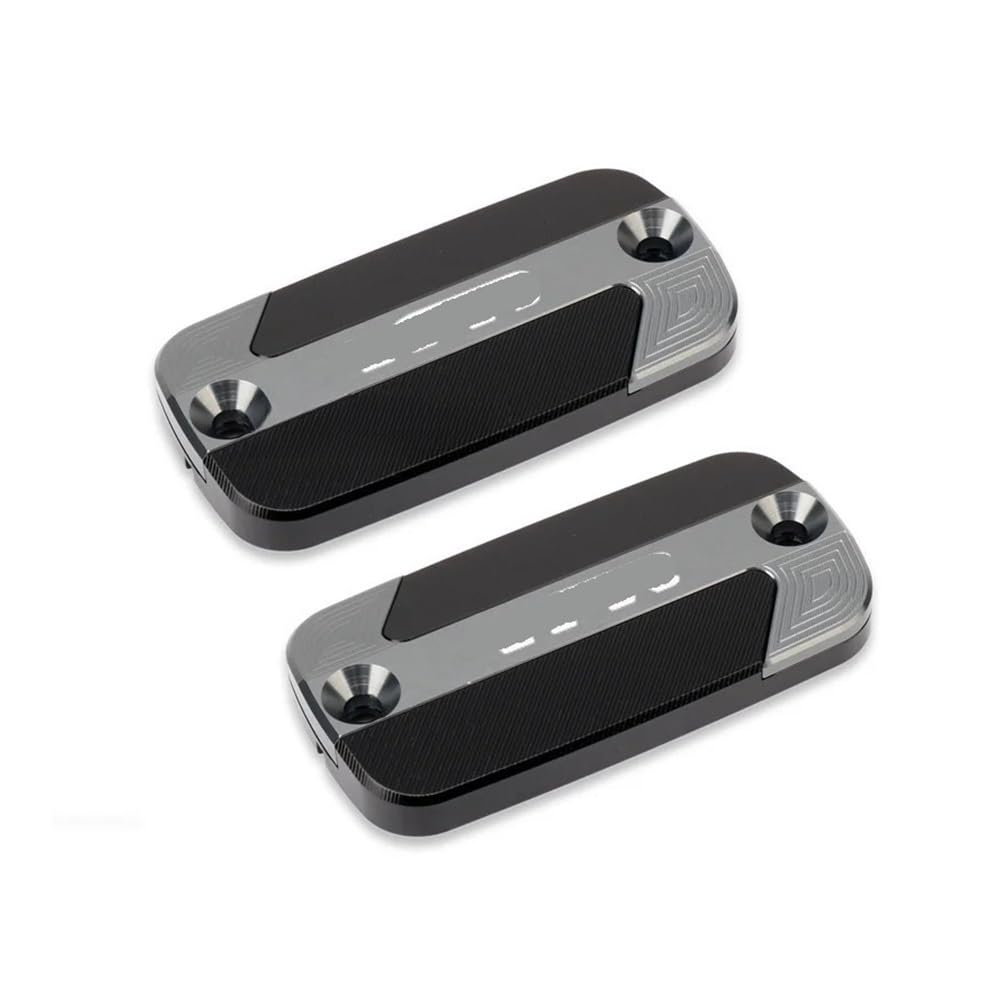 Hinten Schutzabdeckung Für VFR 800 Für VFR800 Für VFR800X Für VFR800F Motorräder CNC Front Brake Reservoir Flüssigkeit Tank Abdeckung Öl Tasse Kappe(Gray) von Hjiaodq
