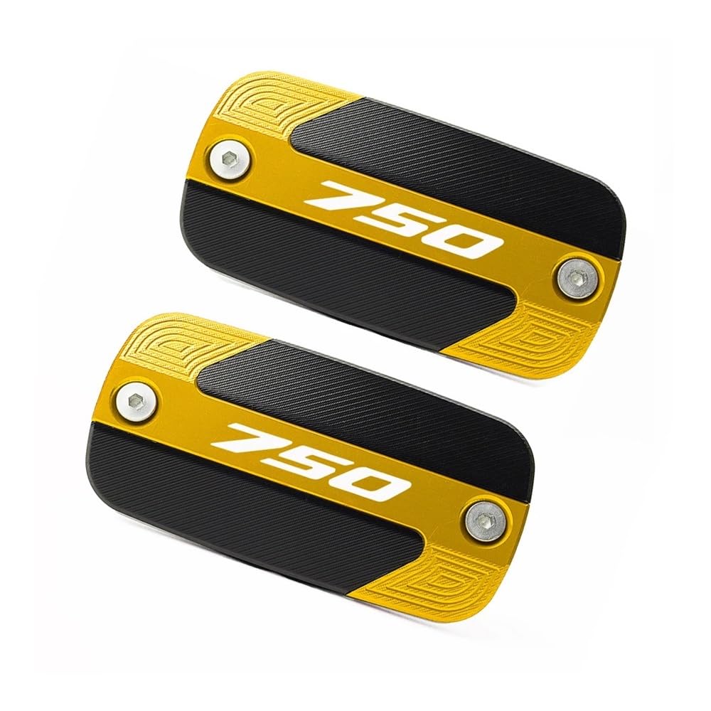 Hinten Schutzabdeckung Für XADV 750 Für X-ADV750 Für F&ORZA 750 Für NSS750 Für CB750 Motorrad CNC Front Bremszylinder Flüssigkeit Reservoir Abdeckung Tankdeckel(YELLOW) von Hjiaodq